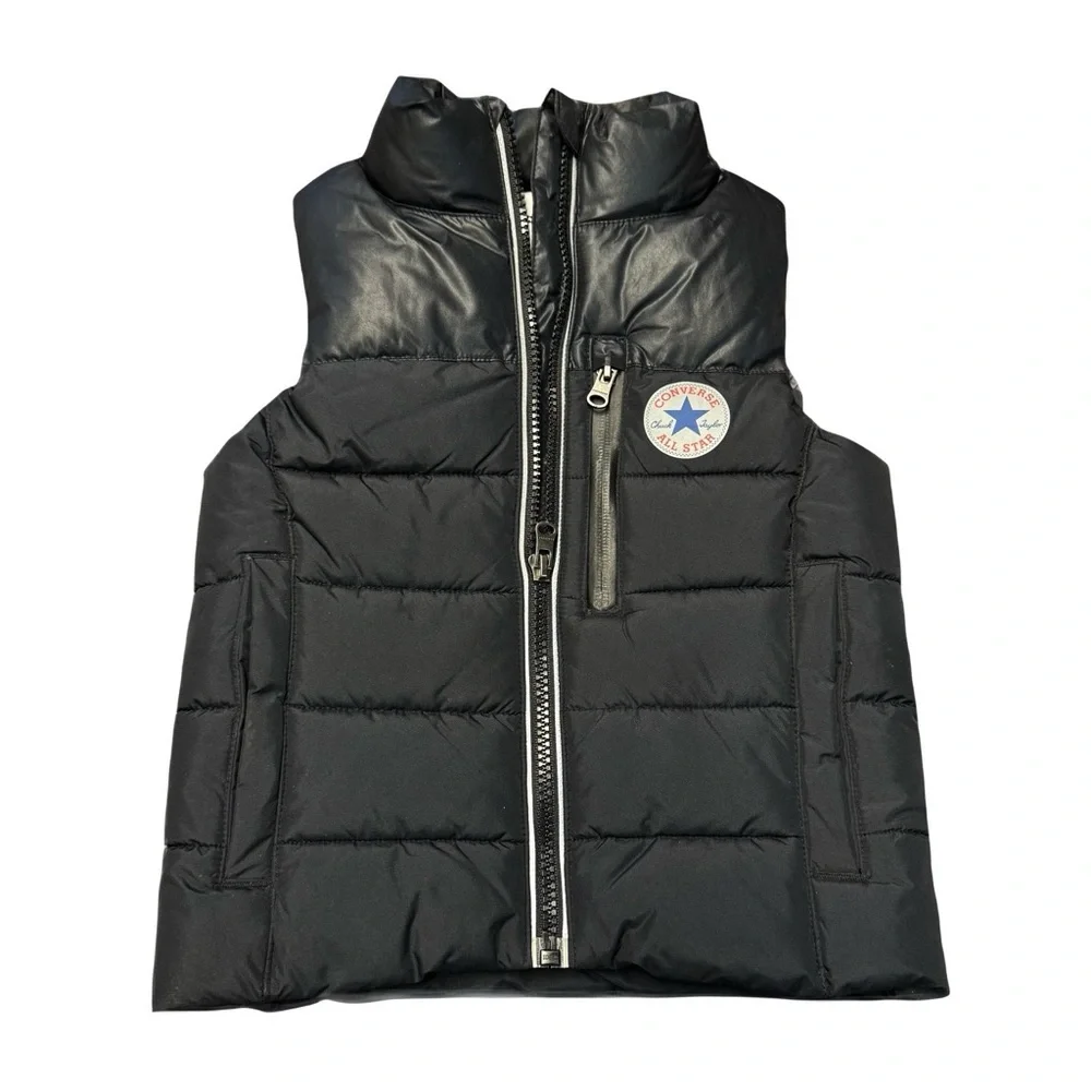Converse kids vest puffer black - Picture 1 of 6